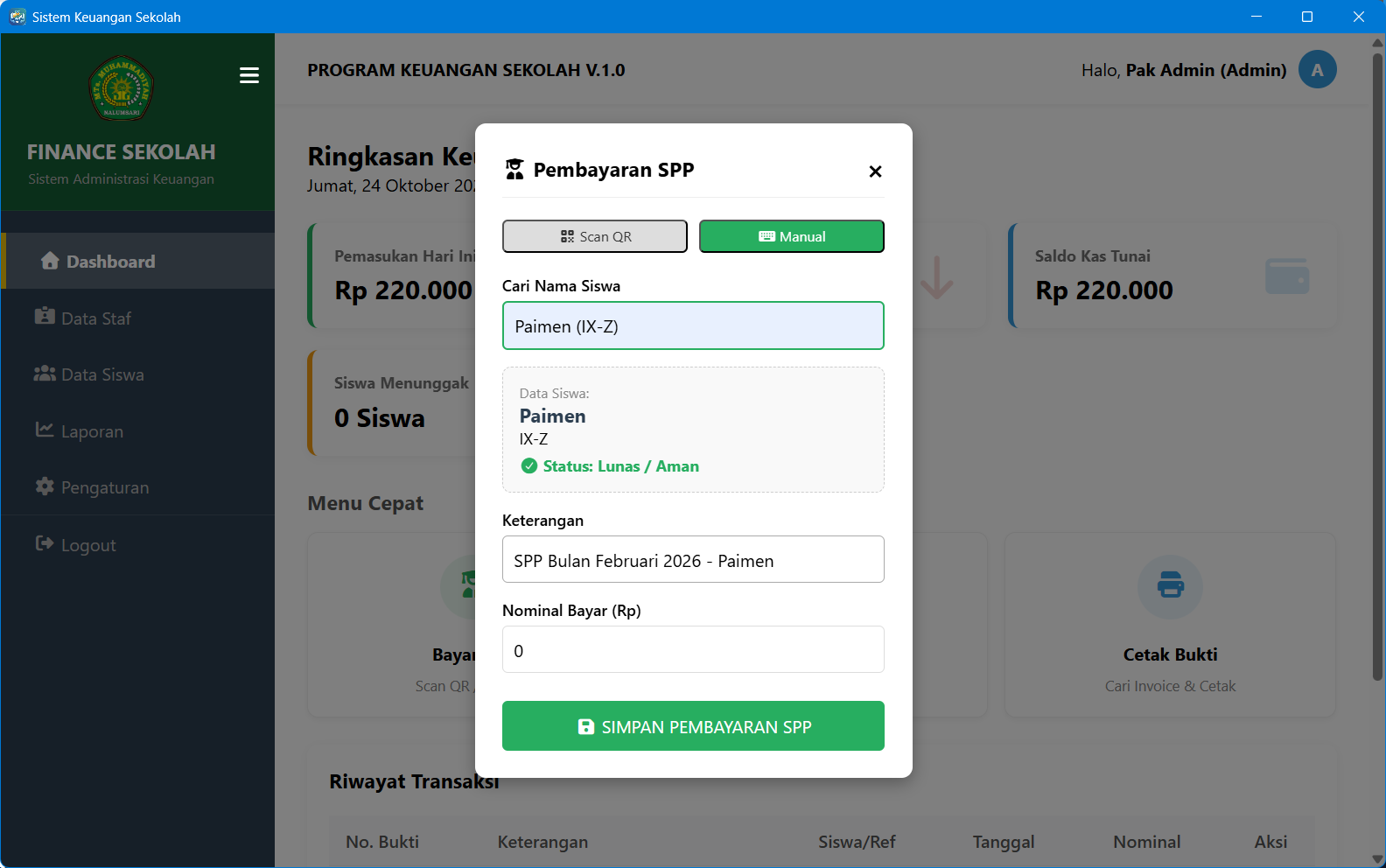 Screenshot Secure Finance